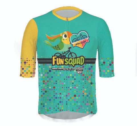 Kiddies Cycling Jersey Fun Squad
