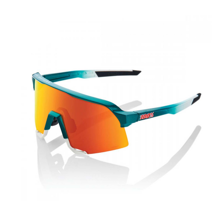 100% - S3 Gloss metallic Bora/ matte white Hiper Red multilayer lens