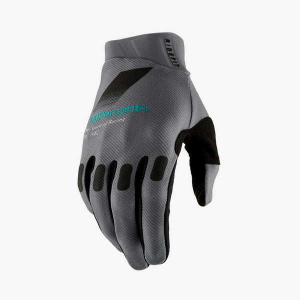 100% Ride Fit Gloves Petrol