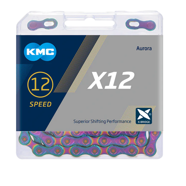 KMC - X12 Chain 12spd - Rainbow