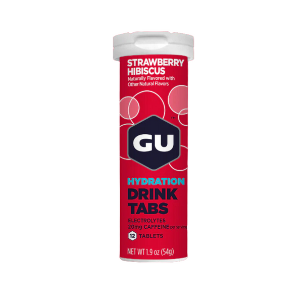 GU - Hydration Drink Tabs - Strawberry Hibisucus