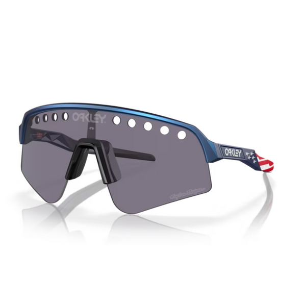 Oakley Sutro Lite Sweep Troy lee designs blue colorshift Prizm Grey