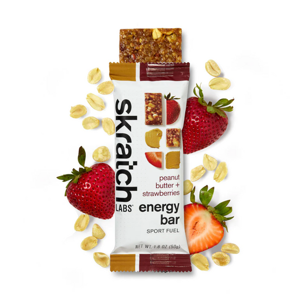 Skratch - Energy Bar 50g - Peanut butter & Strawberries