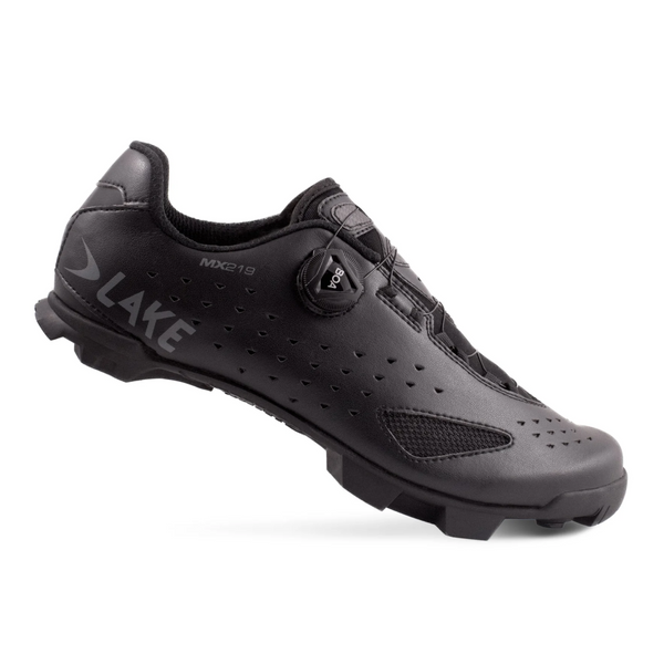 Lake - MX-219 MTB shoes Black/Grey Wide