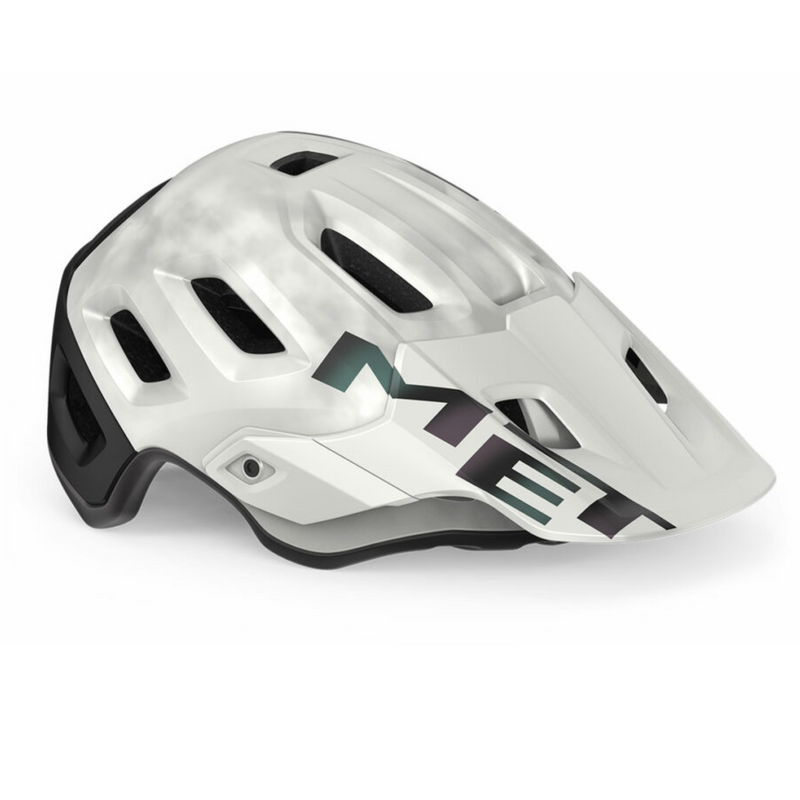 MET Roam Matt White Iridescent Helmet