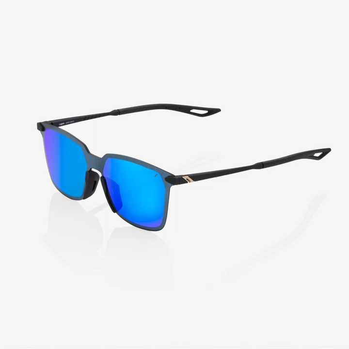 100% Legere Square Soft Tact Black Blue Multilayer Mirror Lens