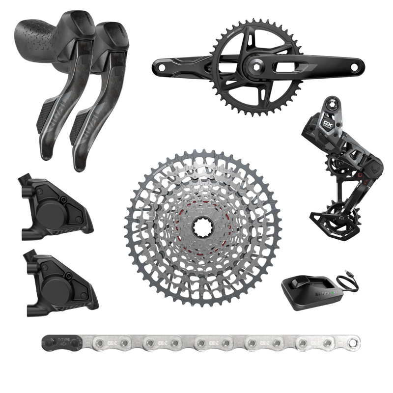 SRAM Rival E1/GX T-Type AXS 1x12 Mullet Quarq Groupset