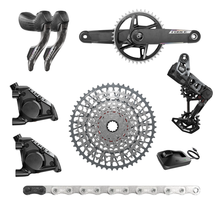 SRAM Force E1/GX T-Type AXS Mullet Quarq Groupset 1x12 speed