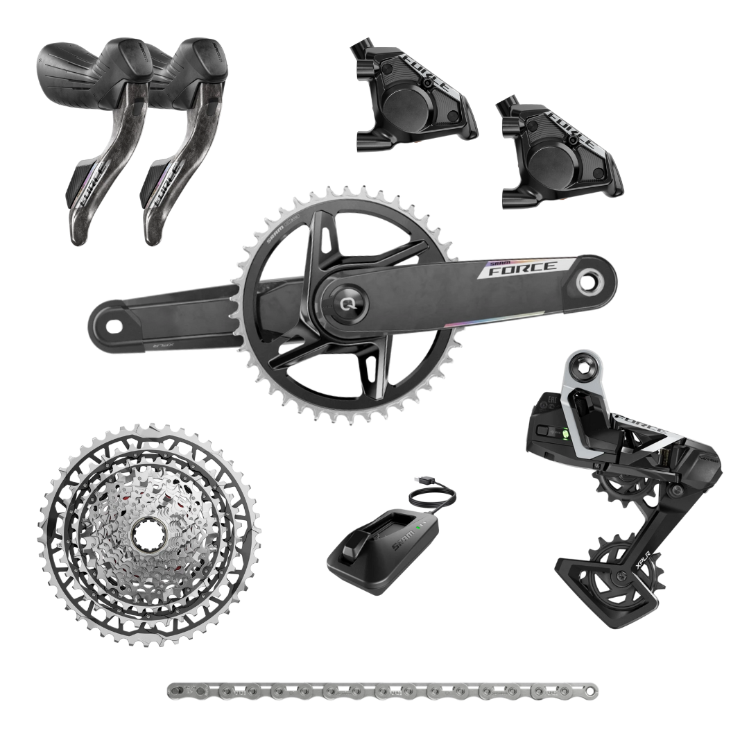 SRAM Force XPLR AXS Quarq E1 Gravel Groupset 1x13 speed