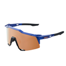 100% Speedcraft Gloss Cobalt Blue Hiper Copper Mirror Lens