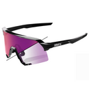 100% S3 Gloss Black Purple Mirror Photochromic Lens