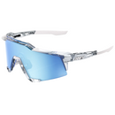 100% Speedcraft Polished Translucent Clear HiPER Blue Multilayer Mirror Lens