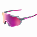 100% Korbin Polished Translucent Grey Purple Multilayer Mirror Lens