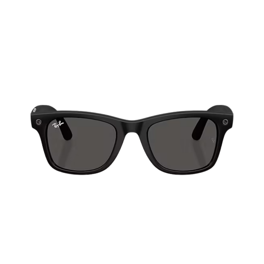 Ray Ban Meta Wayfarer Matte Black Grey