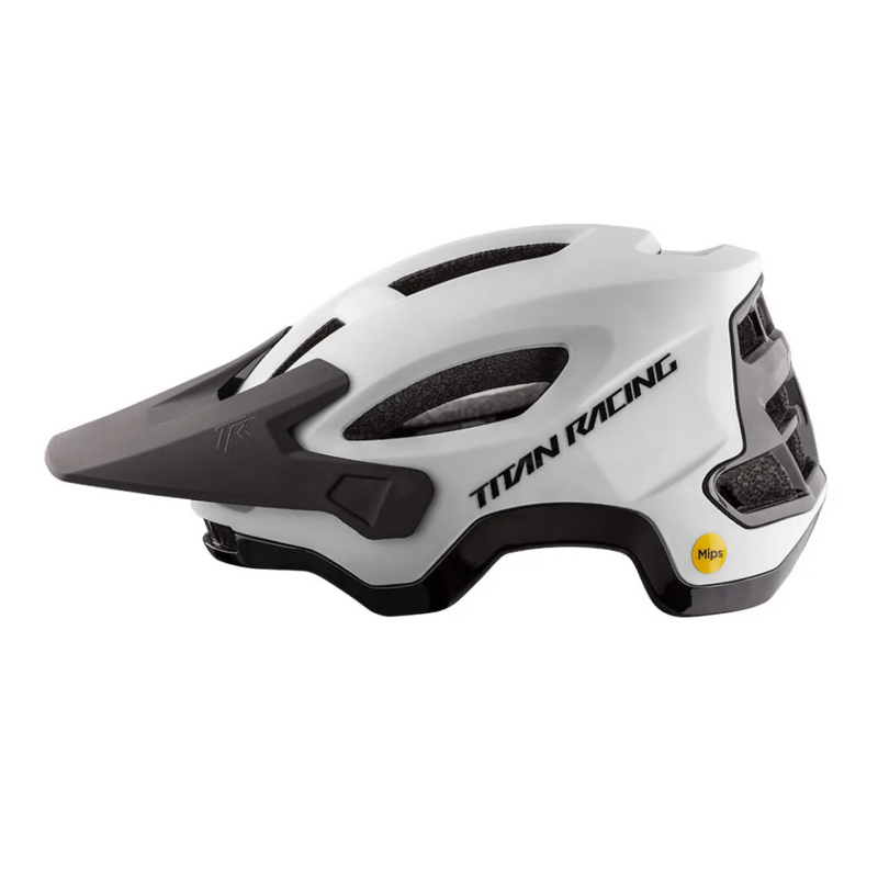 Titan Racing Shredder Mips Helmet Artic Snow