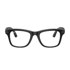 Ray Ban Meta Wayfarer Polished Transparent Black Transition Clear/Aquamarine