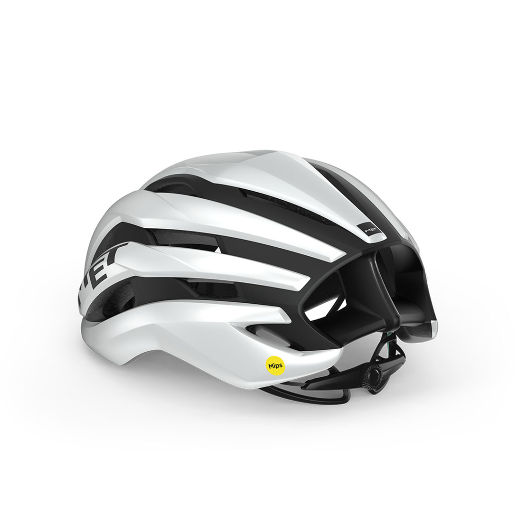 MET Trenta Mips White Black Helmet