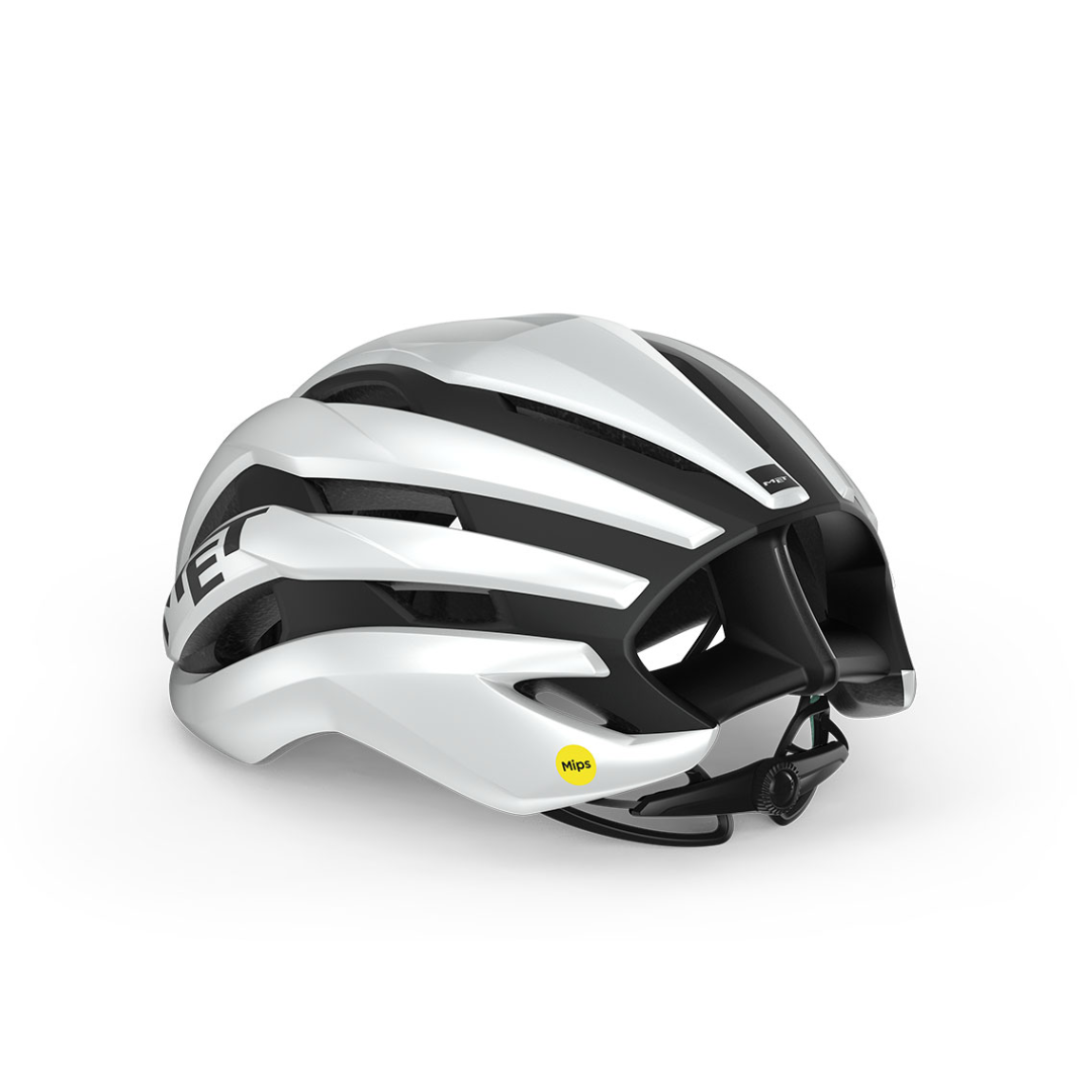 MET Trenta Mips White Black Helmet