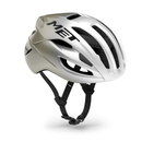 MET Rivale Silver Grey Glossy Helmet