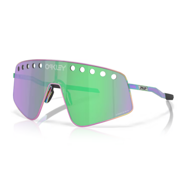 Oakley Sutro TI Sweep Polished Oil Slick Prizm Road Jade