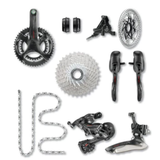 Campagnola Super Record 2 x 12 Speed Wireless Group Set and Bora WTO 45 DB 2WF Wheel Combo