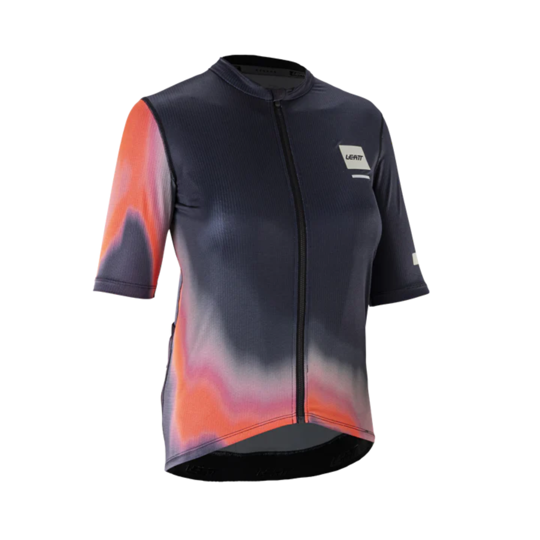 Leatt Endurance 3.0 Women Jersey Heatmap Black