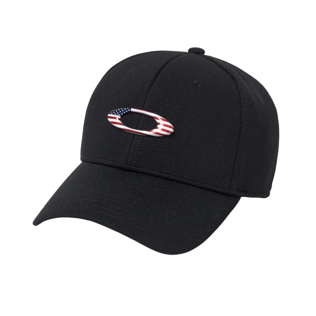 Oakley Tin Can Cap America Flag Black