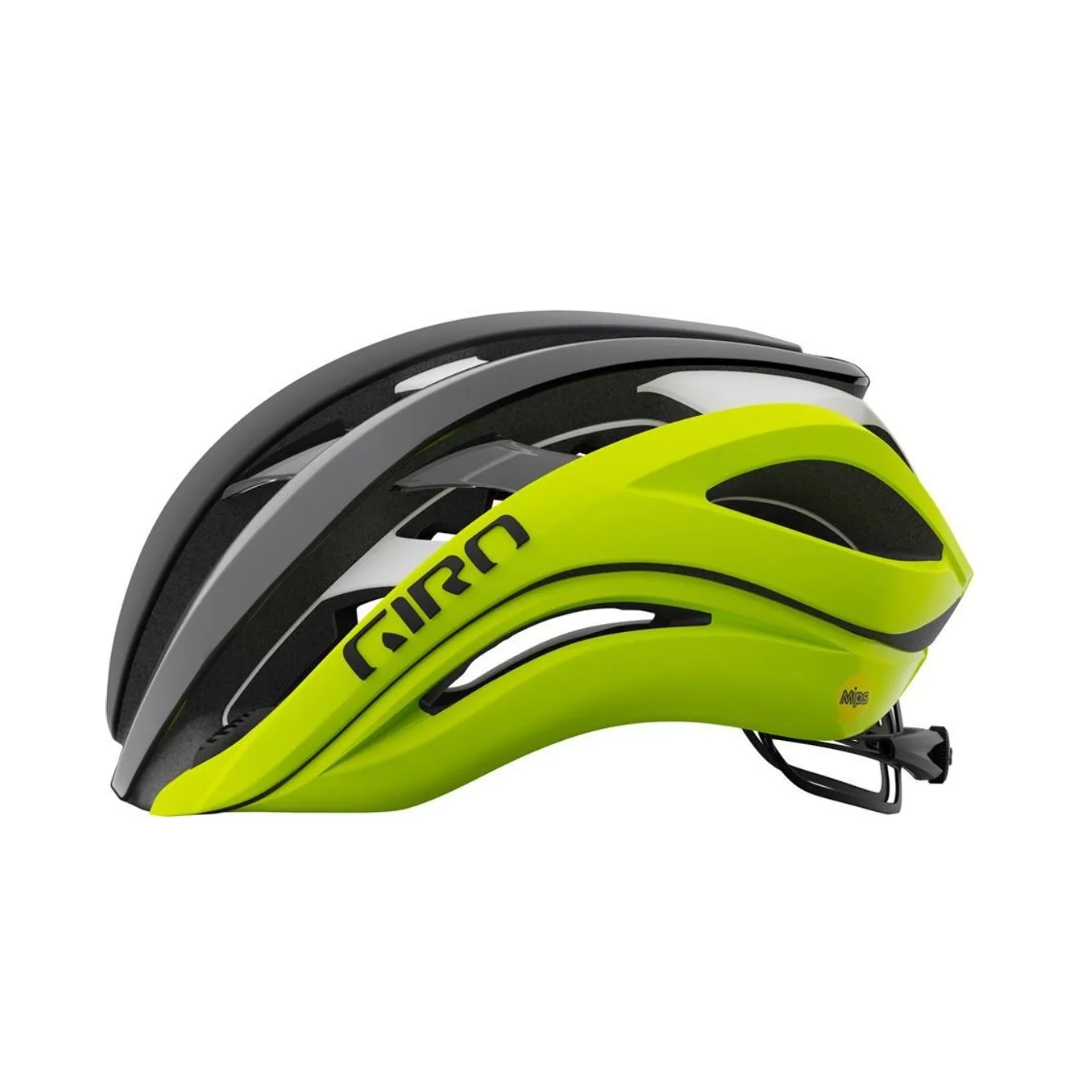 Giro Aether MIPS helmet Matt Black Fade Hi lighter Yellow