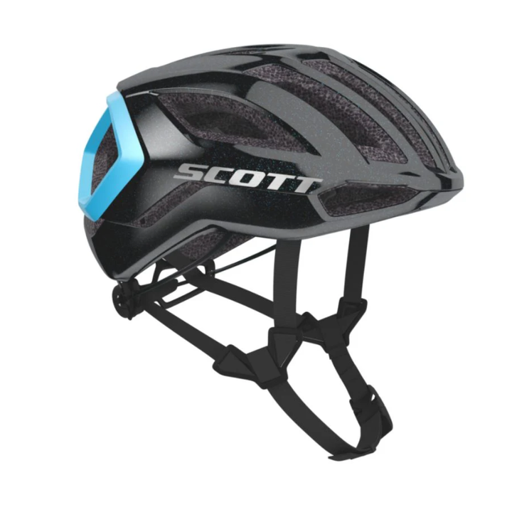 Scott Centric Plus Black/ Light Blue Helmet
