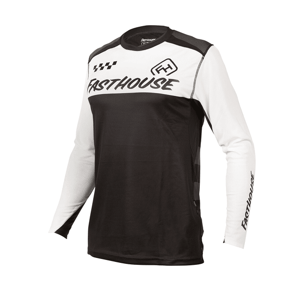 Fasthouse - Alloy Block LS Jersey- White/Black