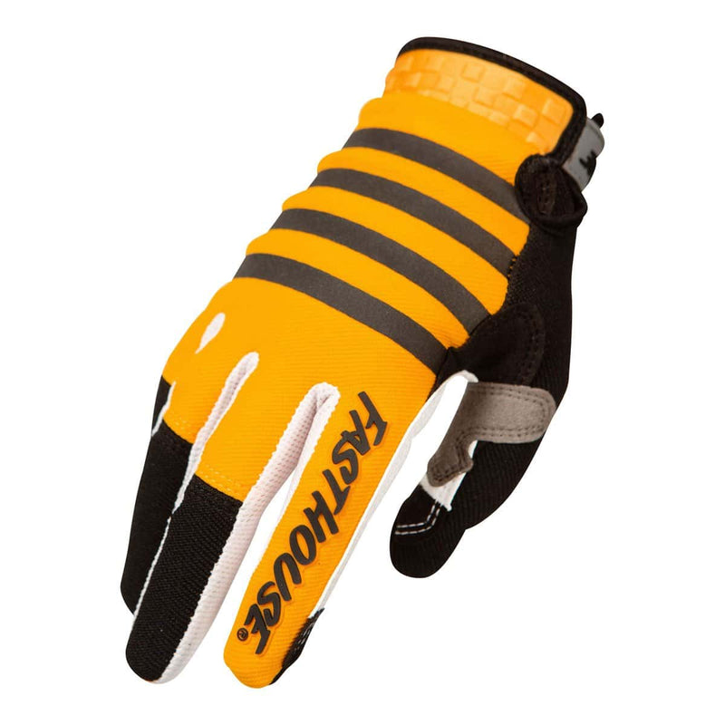 Fasthouse- Speed Style Gloves Striper- Yellow/Black