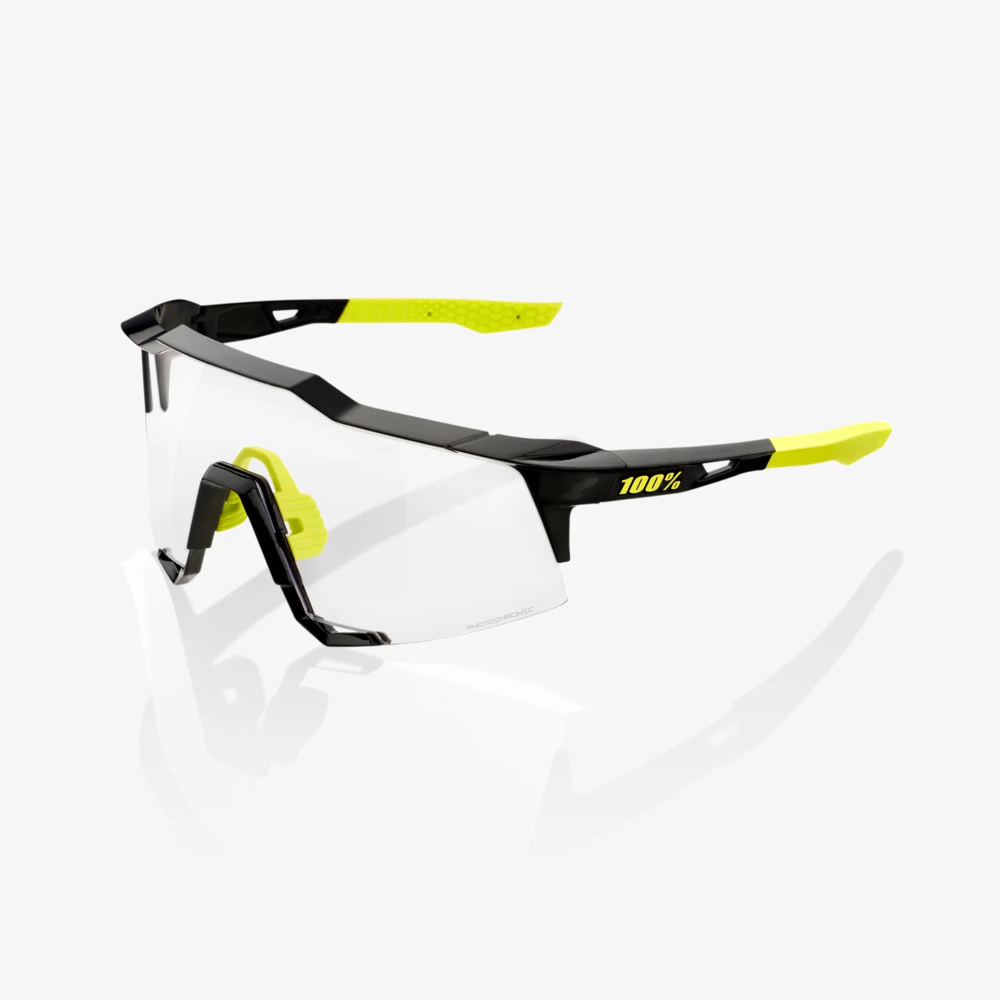 100% - Speedcraft Gloss Black Photochromic Lens