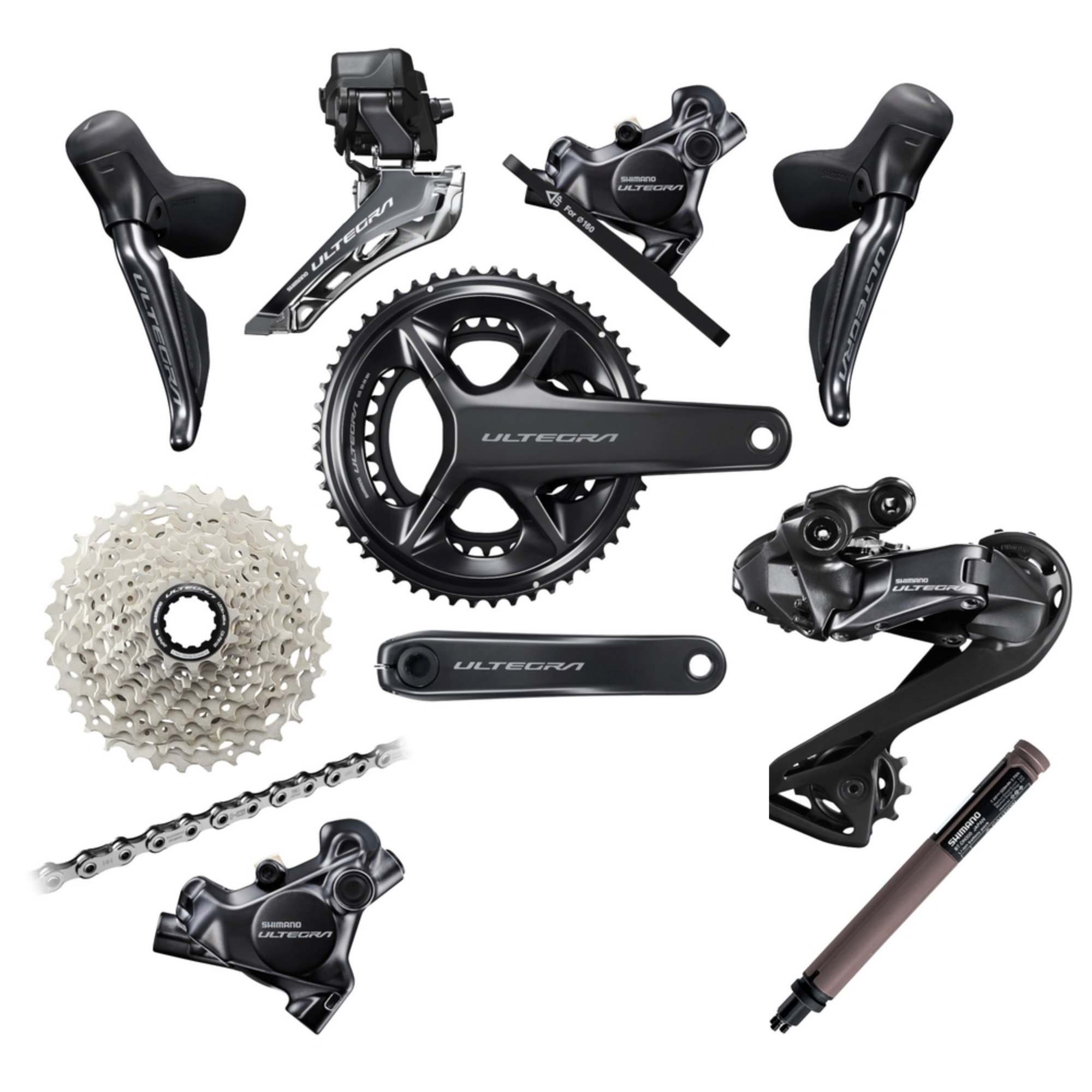 Shimano Ultegra Groupset R8100 Di2 12 Speed 175mm crank