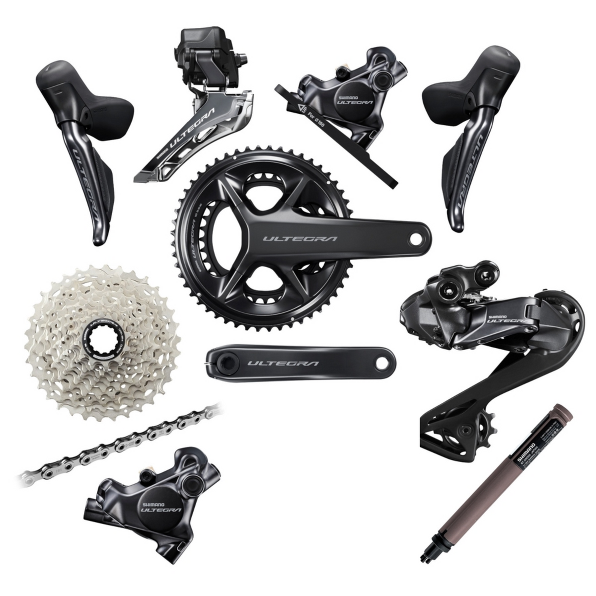 Shimano Ultegra Groupset R8100 Di2 12 Speed 175mm crank