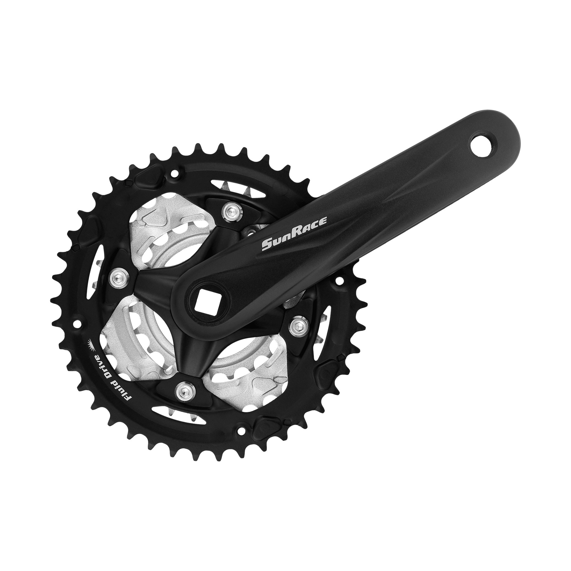 SunRace Crankset FCM600 - M6 8speed