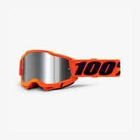 100% Accuri 2- neon orange mirror silver lens