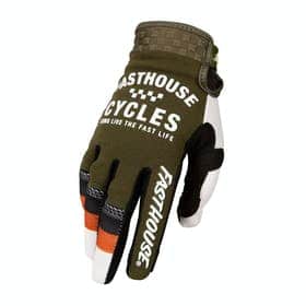 Fasthouse- Speed Style Youth Gloves Pacer- Olive/White