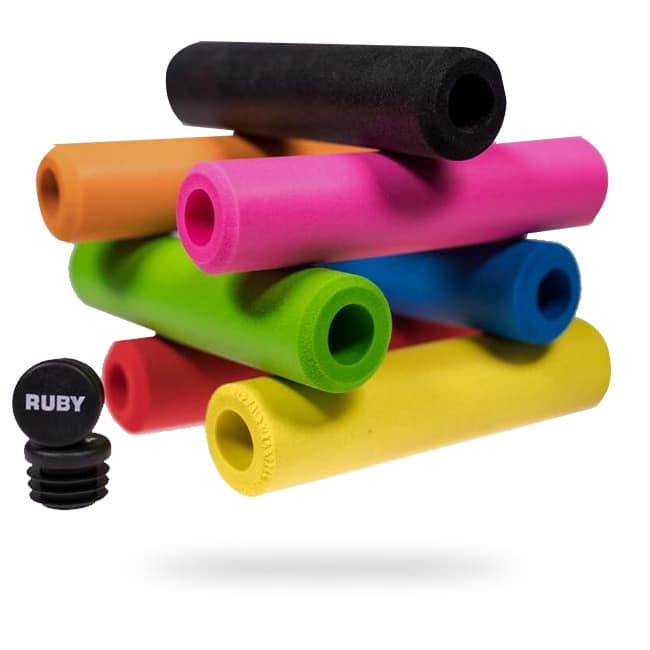 Ruby Silicon Grips